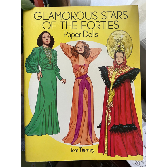 Dover Publications Other - Glamorous Stars of the Forties Paper Dolls Book by Tom Tierney Dover